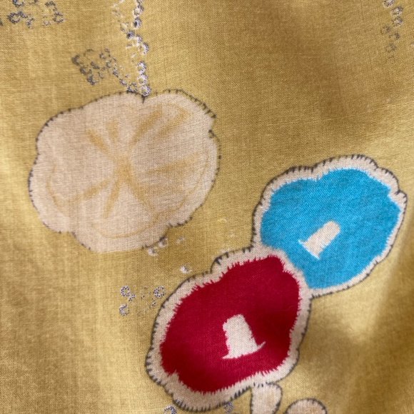 Isda and Co Yellow Spotted Floral Knee Length Skirt - Picture 7 of 10